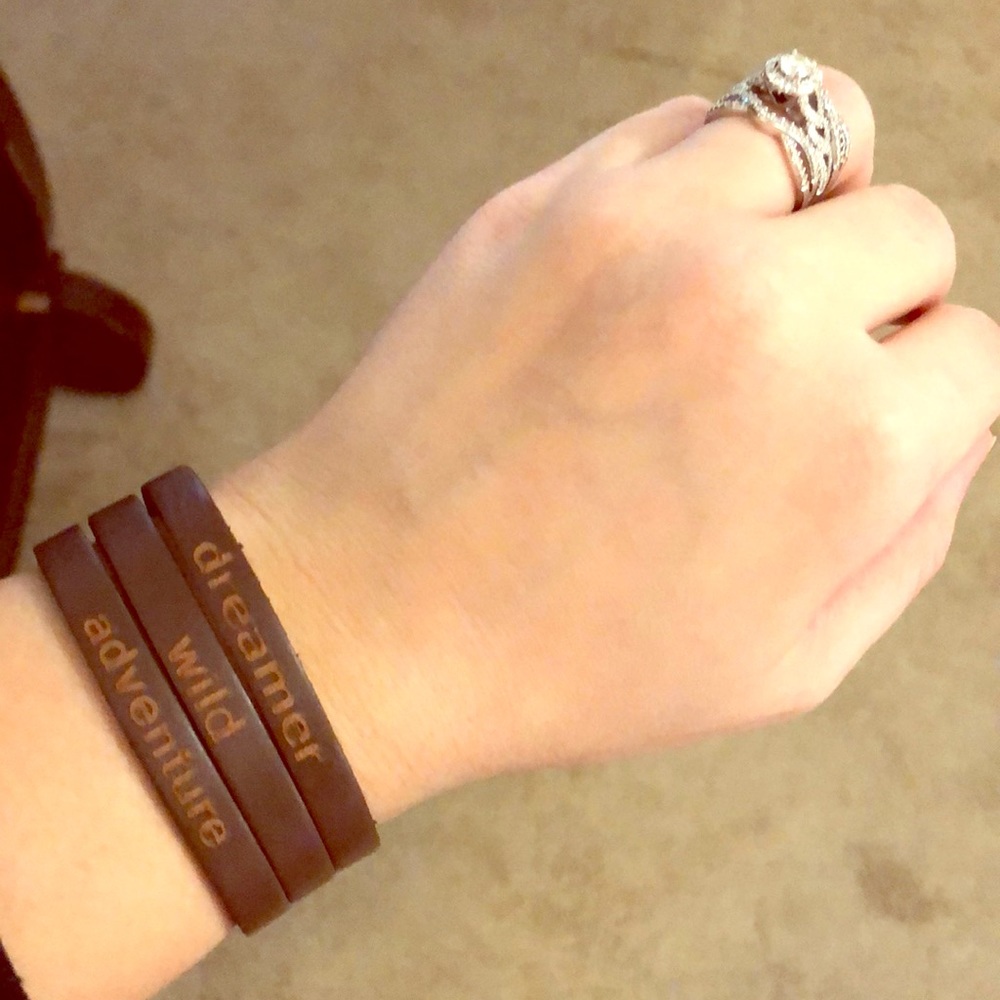 Leather arm wrap